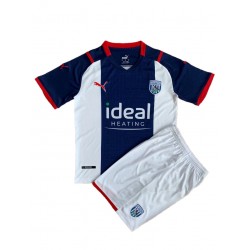 Camisola West Bromwich Albion Criança Equipamento Primeiro 2021-2022 Manga Curta